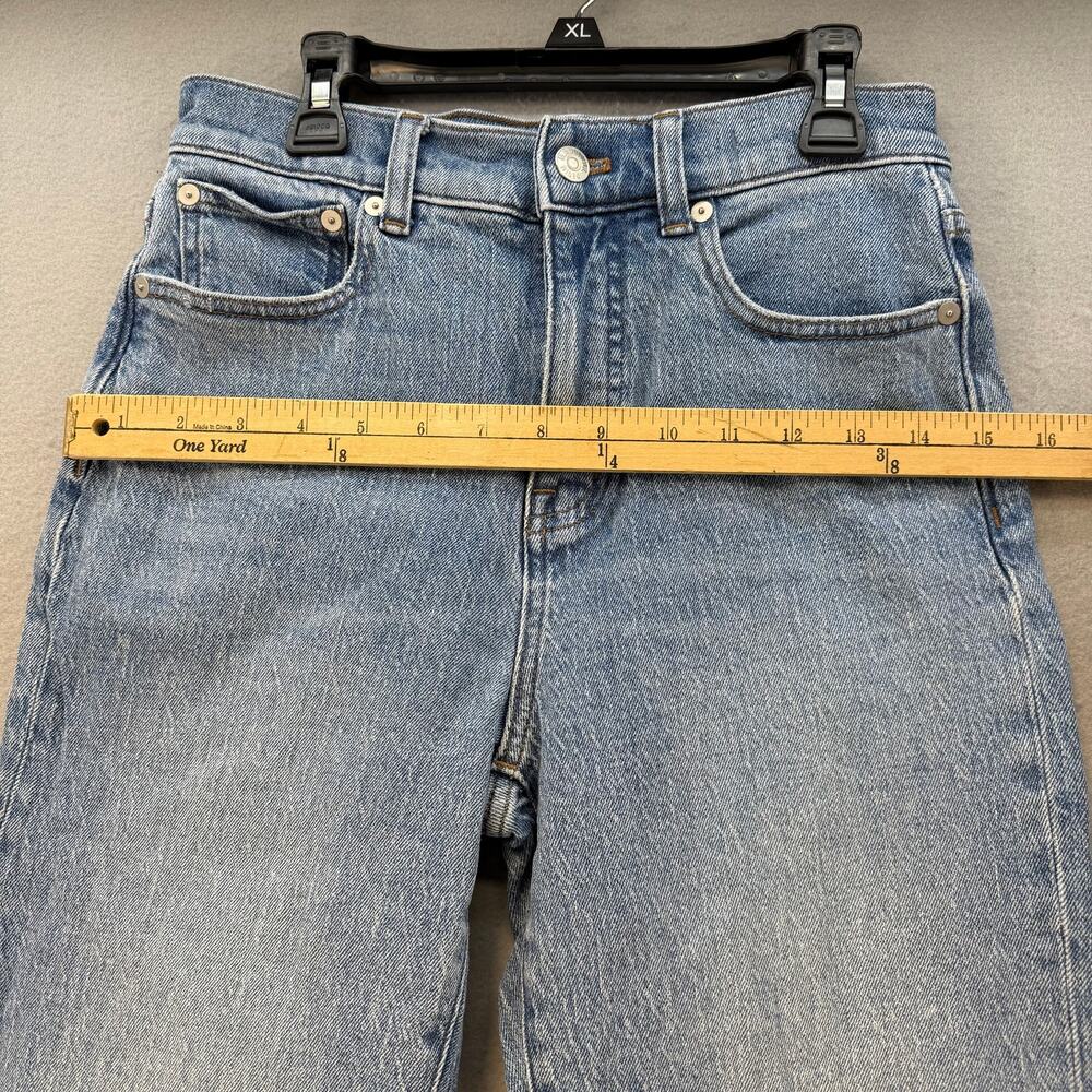 Madewell Jeans Women's 25 (2) Light Blue '90s Straight Preppy Casual EUC - Picture 11 of 15